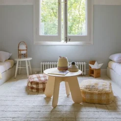 Lorena Canals Pouf Vichy Gelb Little Chefs