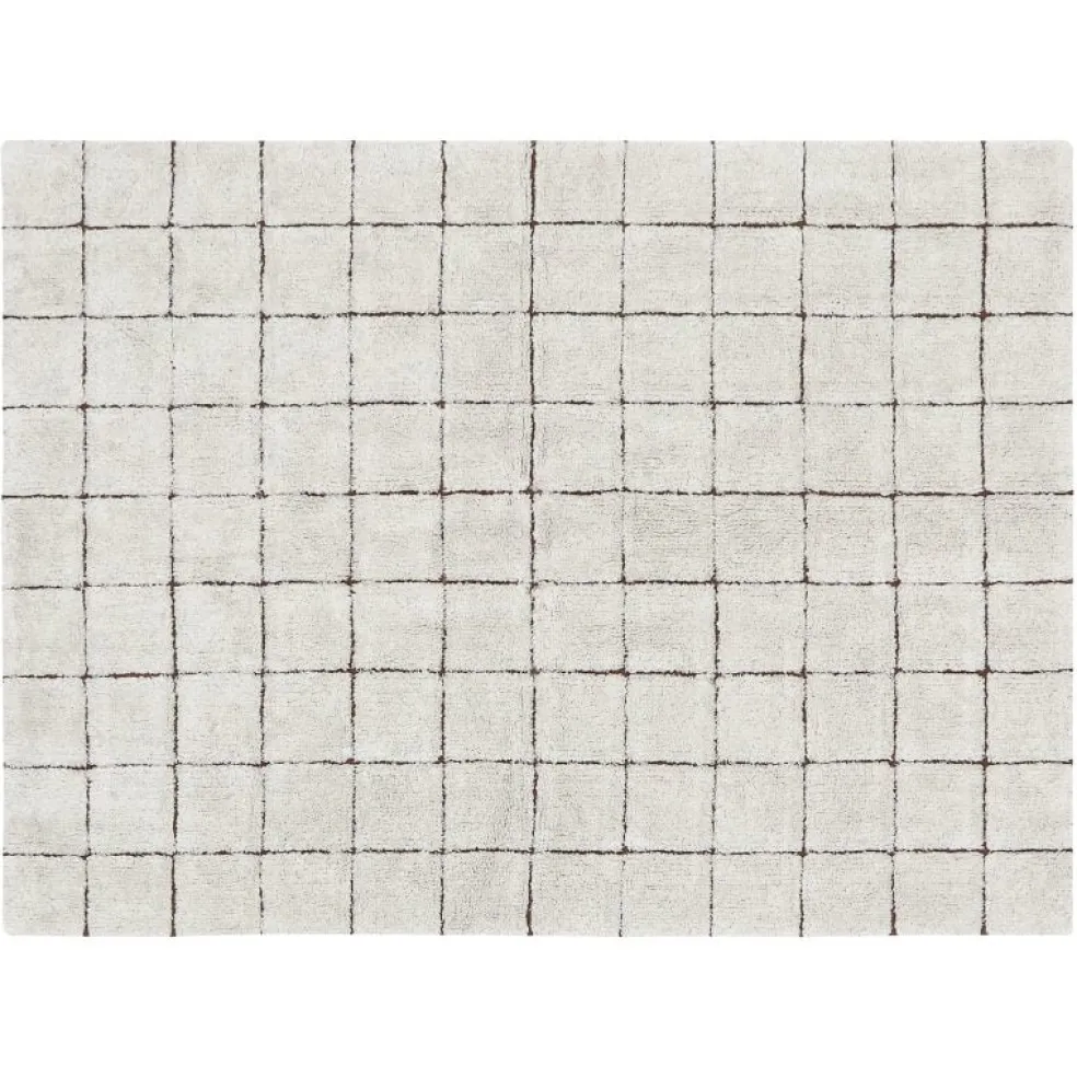 Lorena Canals Teppich Mosaik Beige Waschbar 120 x 160 cm