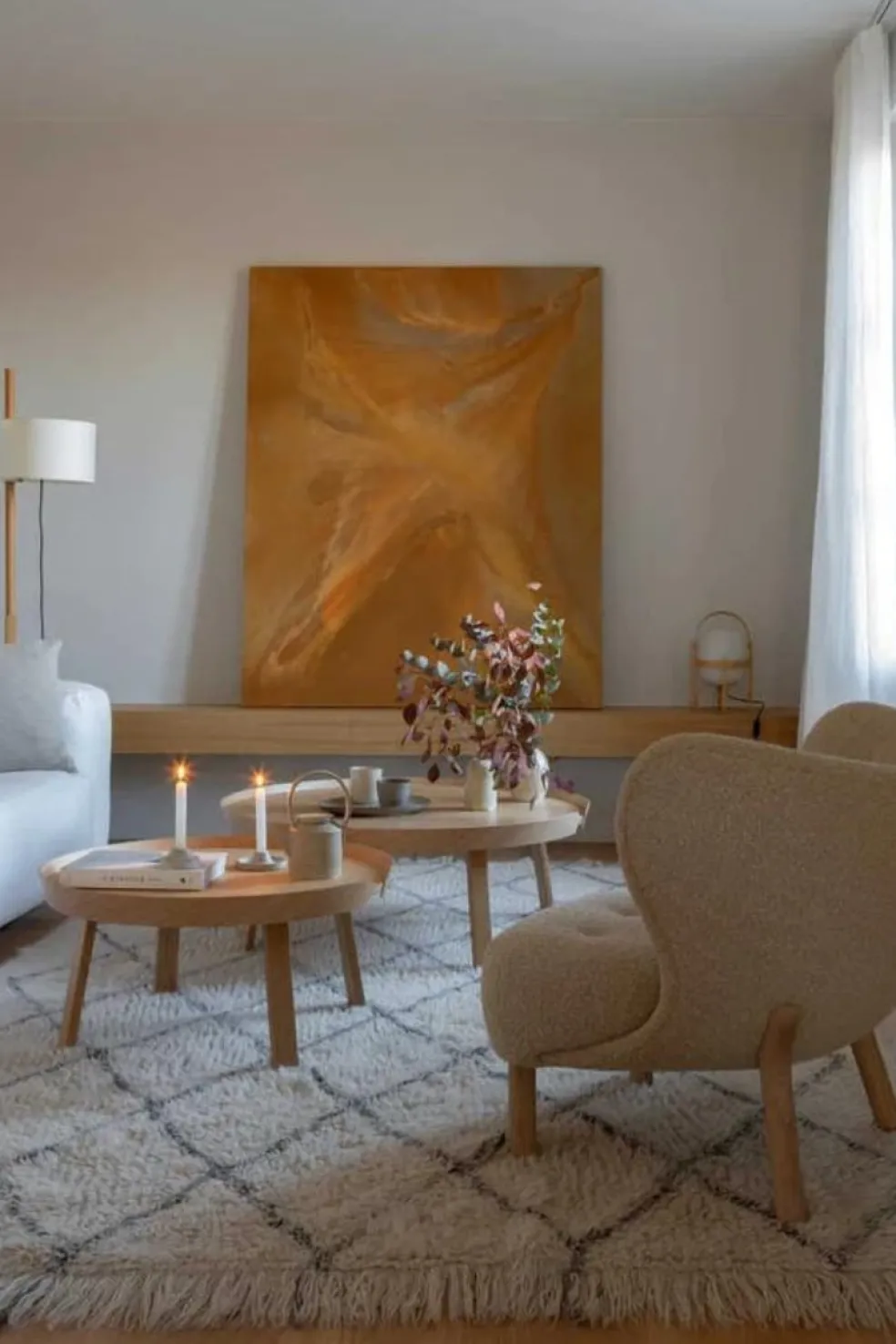 Lorena Canals Woll-Teppich Berber Woolable Soul 80 x 140 cm