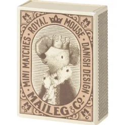 Maileg Baby Maus Mädchen Sleepy Wakey in Box 7,5 cm