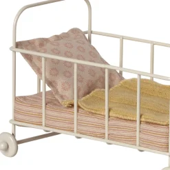 Maileg Babybett Metall Weiß Micro