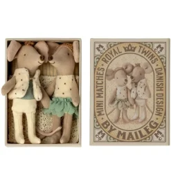 Maileg Königliche Mäuse-Zwillinge 11 cm