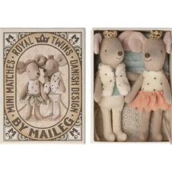 Maileg Königliche Mäuse-Zwillinge 11 cm