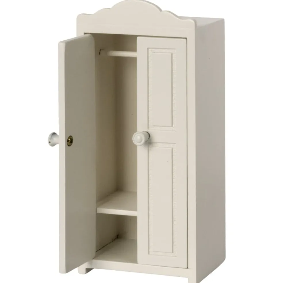 Maileg Miniatur Kleiderschrank Holz Beige