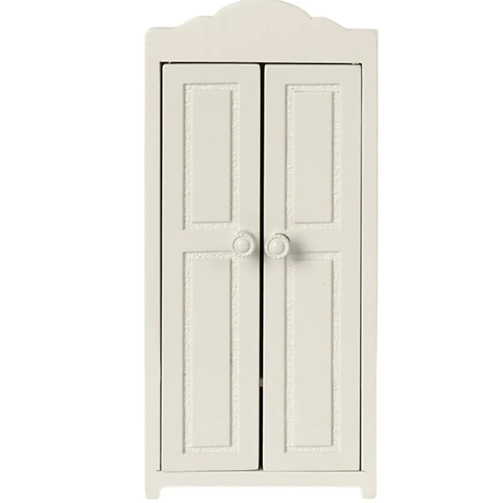 Maileg Miniatur Kleiderschrank Holz Beige