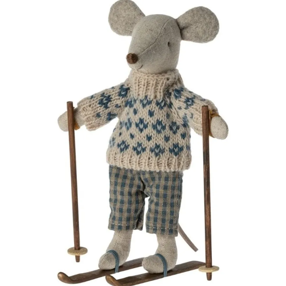 Maileg Papa Wintermaus Skiset 15 cm