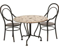Maileg Tisch & Stühle Vintage Schwarz