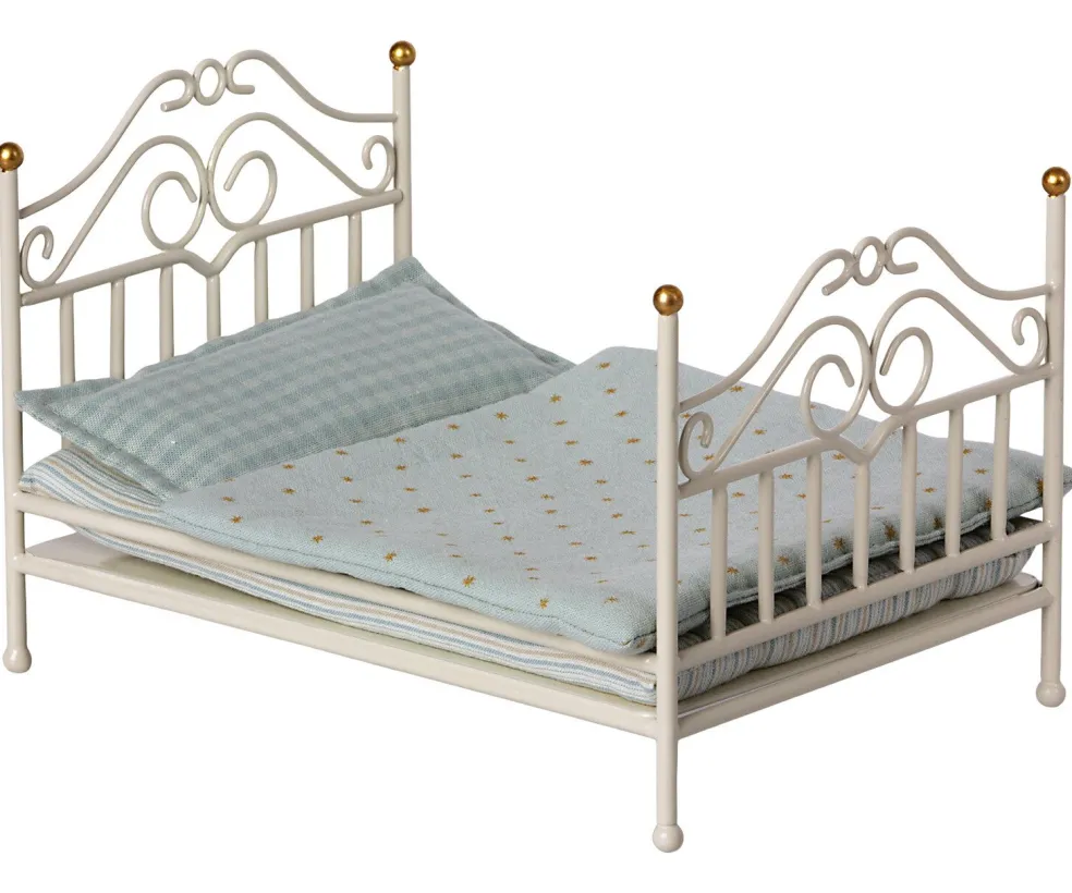 Maileg Vintage Bett MY Off White Metall