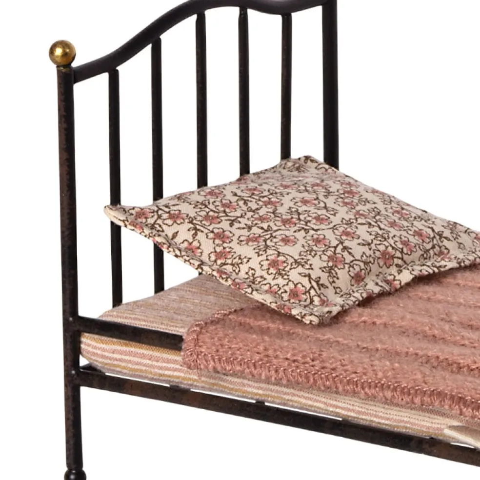 Maileg Vintage Bett MY Schwarz Metall