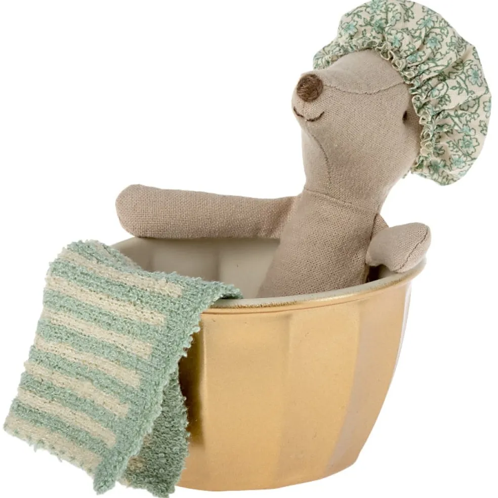 Maileg Wellness-Maus Im Bad 13 cm