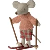 Maileg Winter Maus Große Schwester Ski Set 13 cm