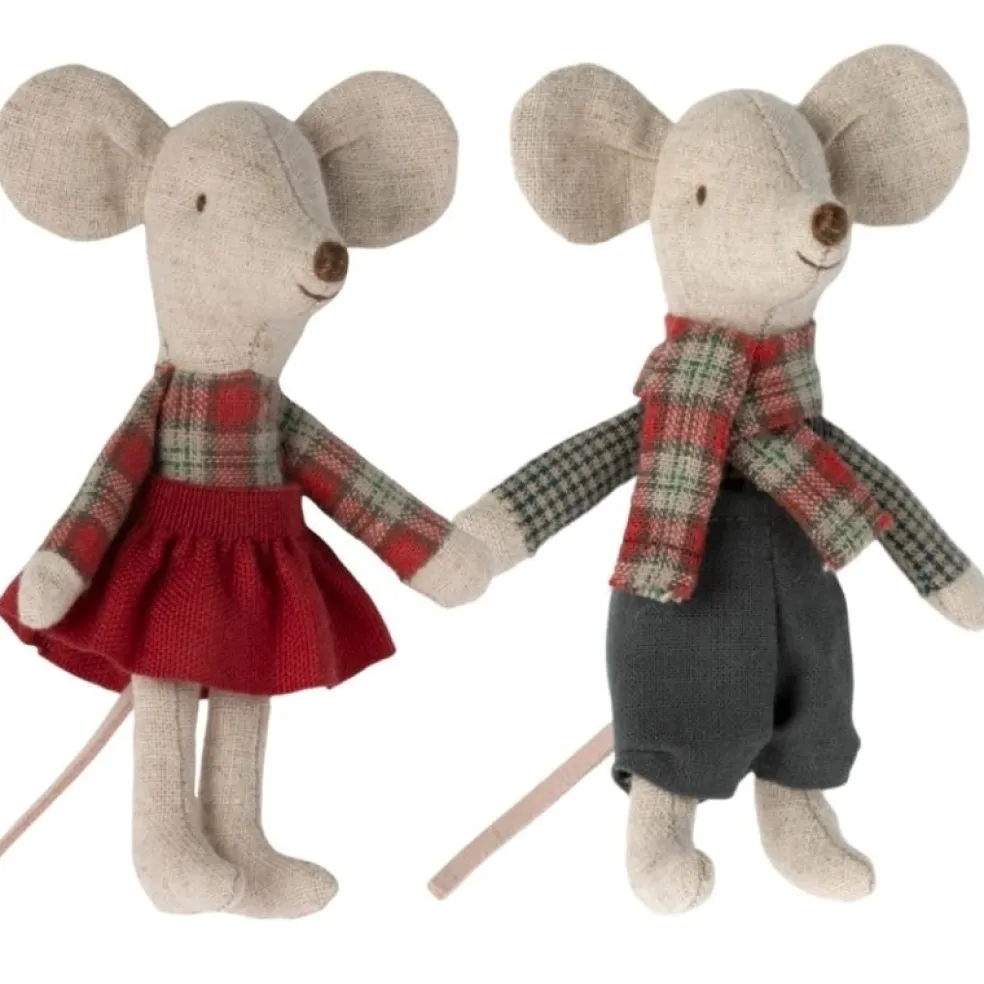 Maileg Wintermäuse-Zwillinge 13 cm