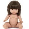 Minikane Puppe Jeanne Gordi Braune Haare Mädchen 34 cm