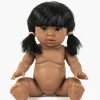 Minikane Puppe Latika Gordi Schwarze Haare Mädchen 34 cm