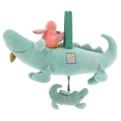 Moulin Roty Speelgoed Aktivitätsspielzeug Krokodil Grün