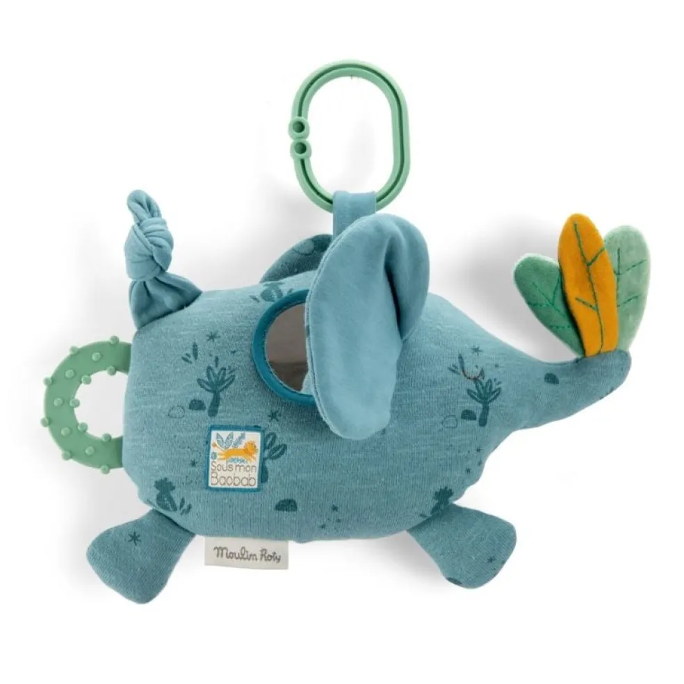 Moulin Roty Speelgoed Aktivitätsspielzeug Elefant Sous Mon Baobob
