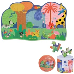 Moulin Roty Speelgoed Bodenpuzzle Les Toupitis 36 St.
