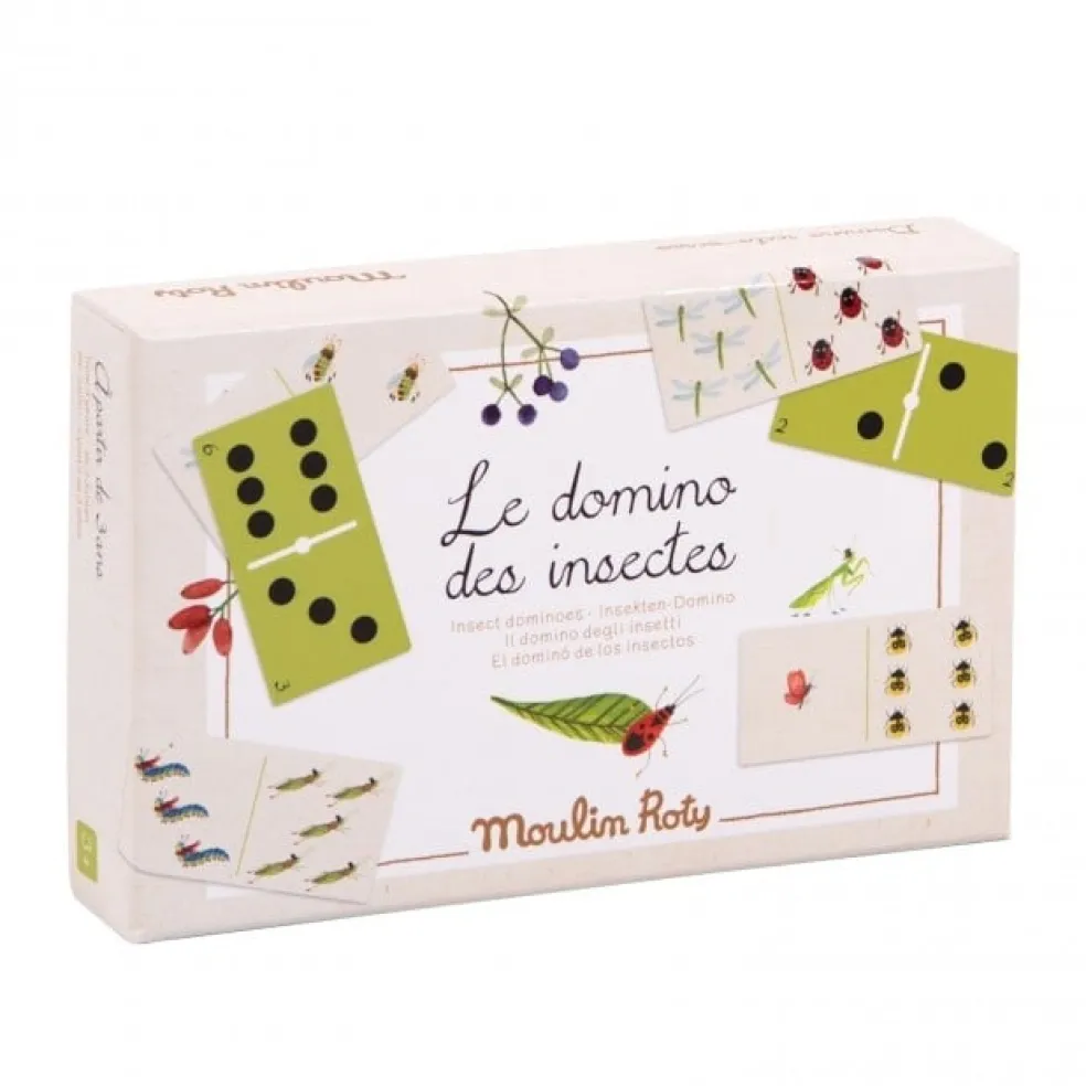 Moulin Roty Speelgoed Dominos Spiel Insekten Le Jardin Du Moulin