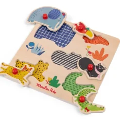 Moulin Roty Speelgoed Greifpuzzle Holz Les Toupitis 5 st.