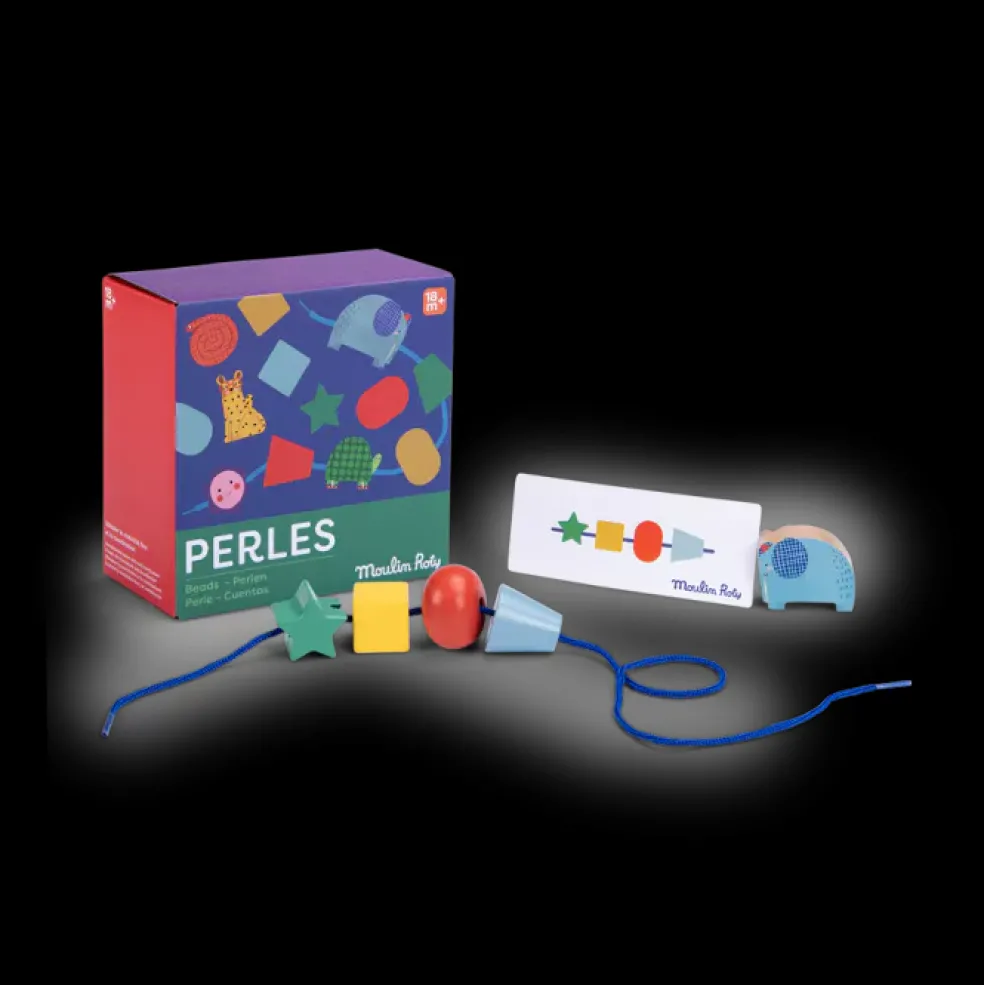 Moulin Roty Speelgoed Holzperlen Les Toupitis