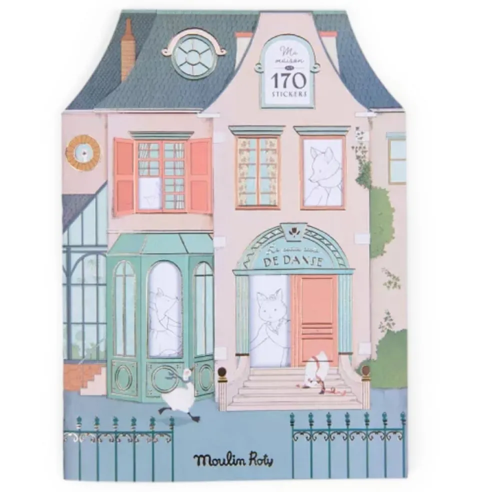 Moulin Roty Speelgoed Mallbuch mit 170 Stickern La Petit Ecole De Danse