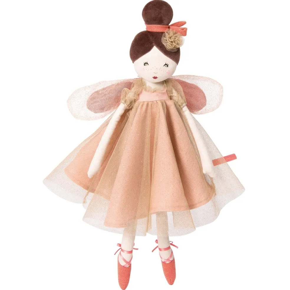 Moulin Roty Speelgoed Puppe Magische Fee Rosa 45 cm