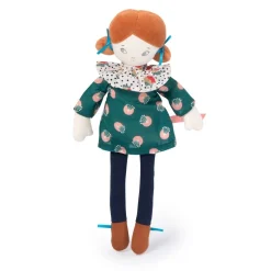 Moulin Roty Speelgoed Puppe Blanche Les Parisiennes Grün 26 cm