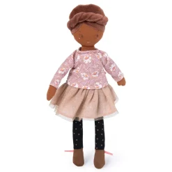 Moulin Roty Speelgoed Puppe Rose Les Parisiennes Rosa 26 cm