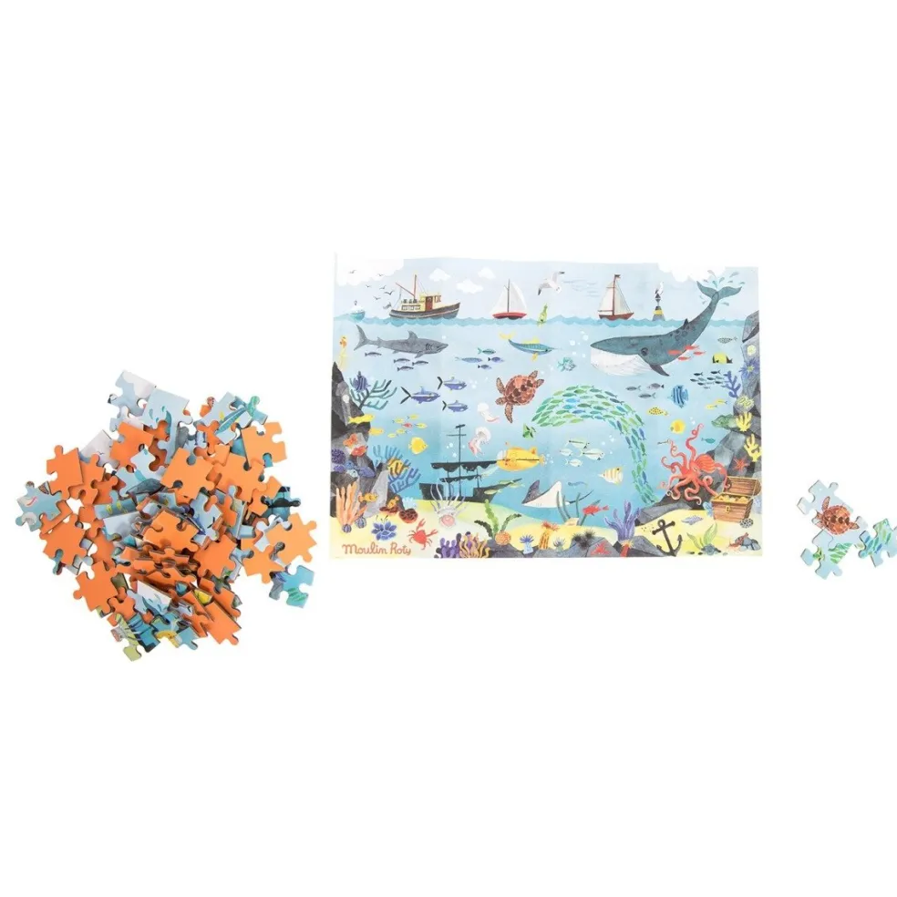 Moulin Roty Speelgoed Puzzle Ozean Le Jardin 96 Stk.