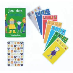 Moulin Roty Speelgoed Quartettspiel Les Popipop