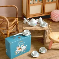 Moulin Roty Speelgoed Teeservice Parisiennes Im Koffer Tee-Service
