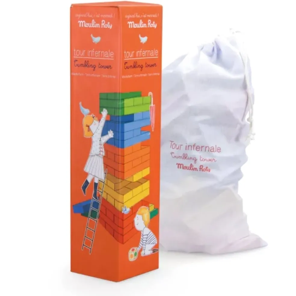Moulin Roty Speelgoed Wackelturm Spiel Aujourd'hui