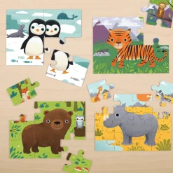 Mudpuppy 4 Puzzles Tieren 2 Jahre+