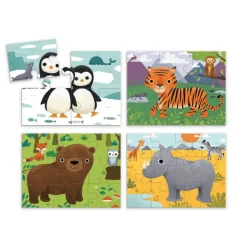 Mudpuppy 4 Puzzles Tieren 2 Jahre+
