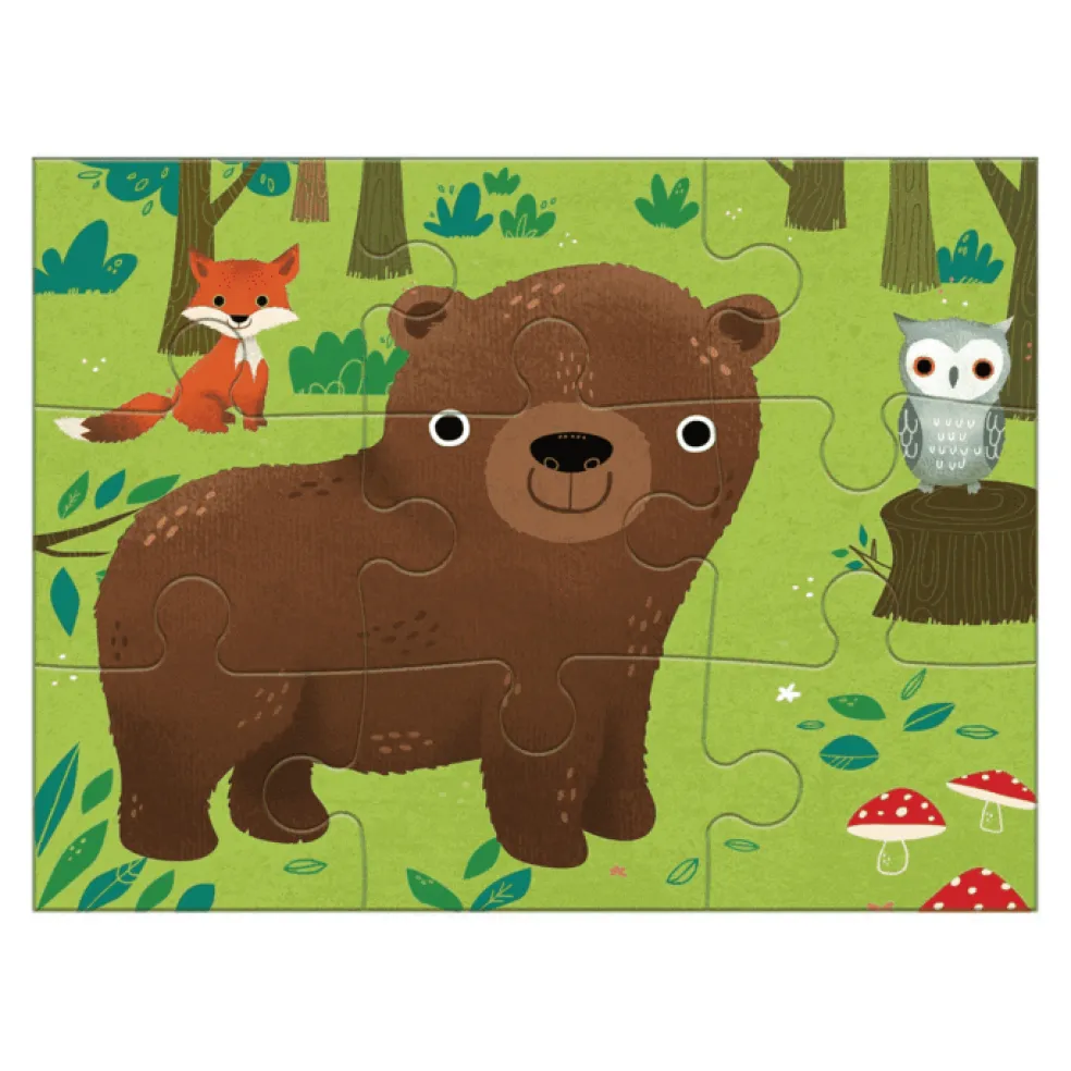 Mudpuppy 4 Puzzles Tieren 2 Jahre+