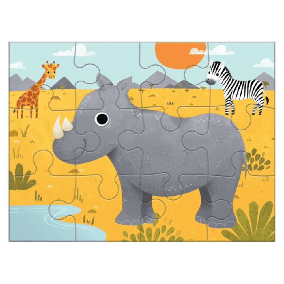 Mudpuppy 4 Puzzles Tieren 2 Jahre+