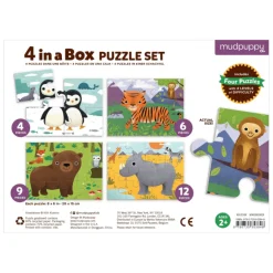 Mudpuppy 4 Puzzles Tieren 2 Jahre+