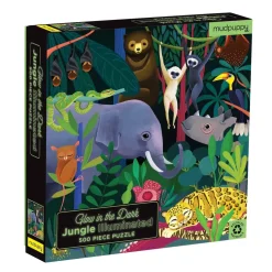Mudpuppy Glow in the dark Puzzle Jungle 500 Teile