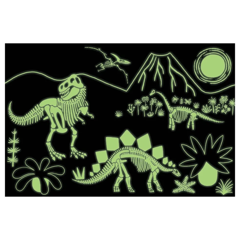 Mudpuppy Glow in the dark Puzzle Dinosaurier 100-teilig
