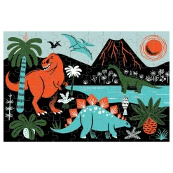 Mudpuppy Glow in the dark Puzzle Dinosaurier 100-teilig
