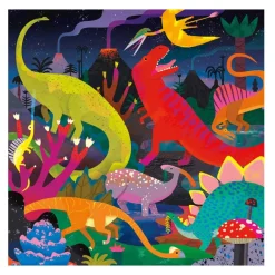 Mudpuppy Glow in the dark Puzzle Dinosaurier 500-Teile