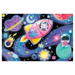 Mudpuppy Glow in the dark Puzzle Cosmic 100-teilig