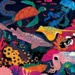 Mudpuppy Glow in the dark Puzzle Ozean 500-Teile