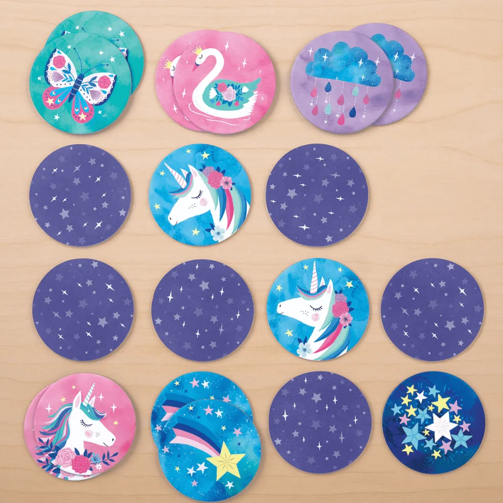 Mudpuppy Mini Memory Spiel Unicorn