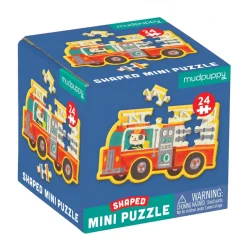 Mudpuppy Mini-Puzzle Feuerwehrauto 24 Teile.