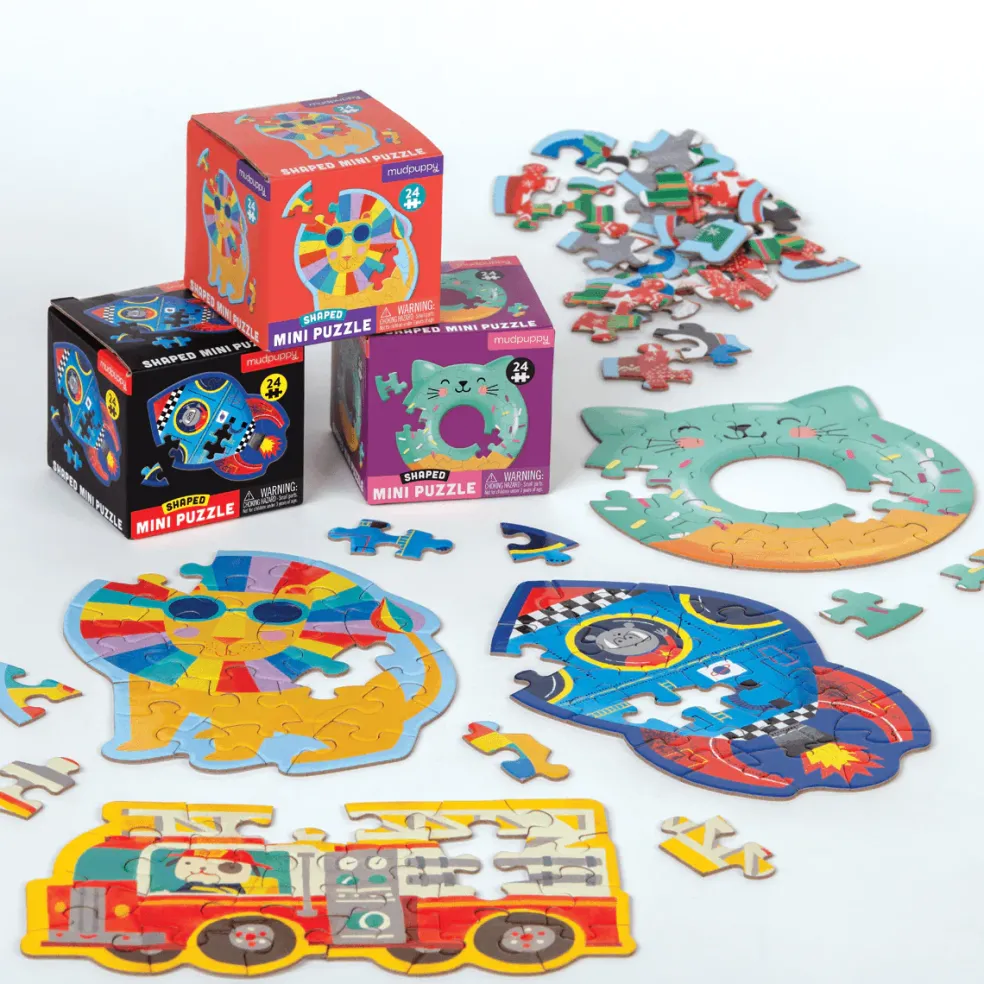 Mudpuppy Mini-Puzzle Spaceship 24 Teile.