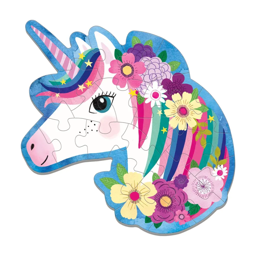 Mudpuppy Mini-Puzzle Unicorn 24 Teile.
