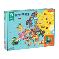Mudpuppy Puzzle Europa 70 st.