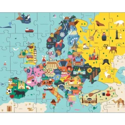 Mudpuppy Puzzle Europa 70 st.