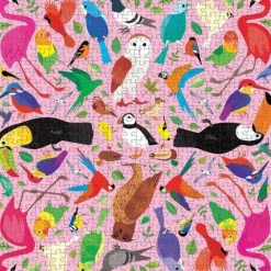 Mudpuppy Puzzle Kaleido Vögel 500 Teile 8 Jahre+